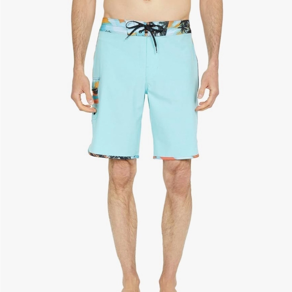 NWT Billabong 73 Pro 19" Boardshorts Aqua 33 
Men’s surf swim size 32